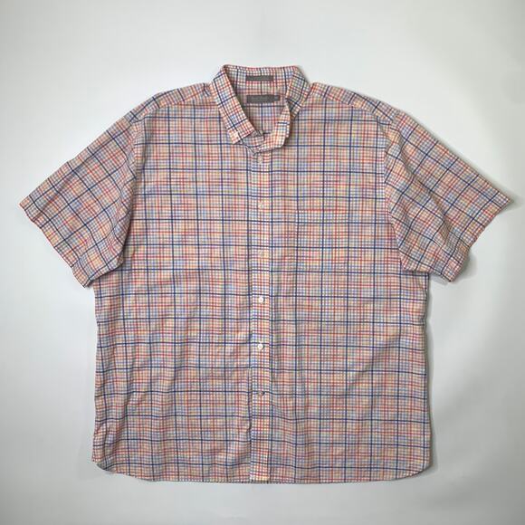 Daniel Cremieux Shirt Mens 2XL XXL Signature Collection Plaid Button Down Collar - Picture 2 of 9